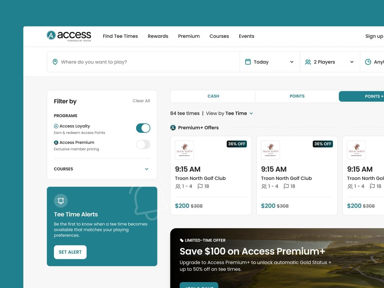 Access by Troon